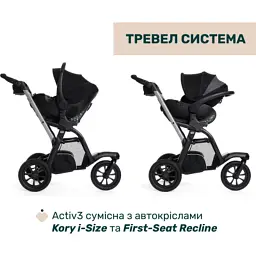 Коляска Chicco 2 в 1 Activ3 New сіра (2900990887156) (87154.54.01) - мініатюра 12