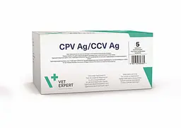 Експрес-тест Vet Expert CPV/CCV Ag - парвовірус та коронавірус собак 5 шт