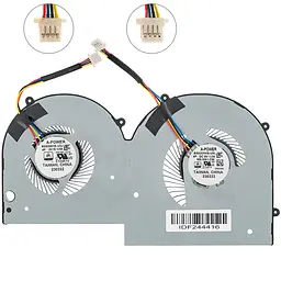 Вентилятор для ноутбуку MSI (Prestige 16 A12UD) (подвійний)