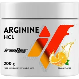 Амінокислота Arginine, 200 грам - Апельсин IronFlex vit0004062