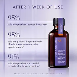 Відновлююча олія для волосся Moroccanoil Treatment Purple Фіолетові пігменти 25 мл - мініатюра 2