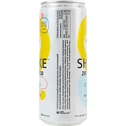 Уцінка. Напій безалкогольний Shake коктейль Піна Колада соковмісний сильногазований пастеризований 0.33 л  - мініатюра 2