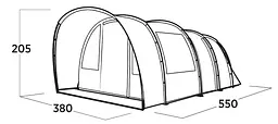 Намет шестимісний Easy Camp Skarvan 6 (120498) - мініатюра 5