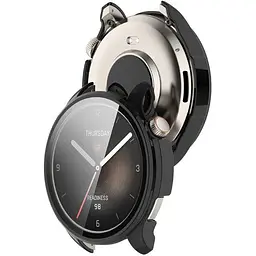 Чохол-накладка DK Пластик Gloss Glass Full Cover для Xiaomi Amazfit Balance (A2286) (black) - мініатюра 2