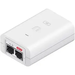 Інжектор Ubiquiti (24V, 30W, Gigabit) (POE-24-30W-G-WH)