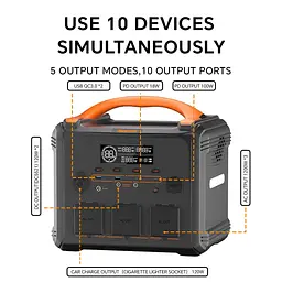 Зарядна станція Newsmy S1210 1200W 1102.5Wh LiFePO4 - мініатюра 2