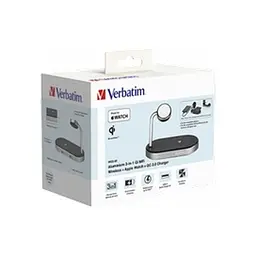 Зарядний пристрій Verbatim 3in1 Apple Watch and iPhone Charging Stand (49556) - мініатюра 9