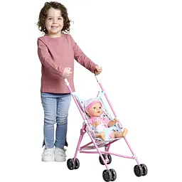 Коляска-тростинка для ляльок Simba Toys НББ 57 см (5520516) - мініатюра 4