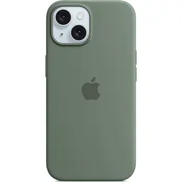 Чохол Silicone Case with MagSafe для Apple iPhone 15 Storm Cypress ААА [95903]