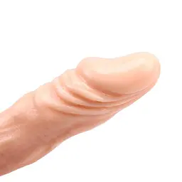 Вібратор Ballsy Super Cock James Deen 8.5", 21.5 см (тілесний) - мініатюра 3