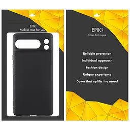 Чохол TPU Epik Black Full Camera для Google Pixel 11 Pro Чорний - мініатюра 2