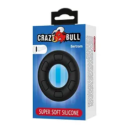 Ерекційне кільце Crazy Bull Bertram, 6.6 см (чорний) - мініатюра 8