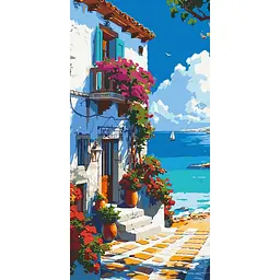 Картина за номерами "Шлях до моря" Art Craft 11042-AC 40х80 см