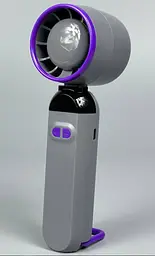 Вентилятор портативний настільний ручний Handheld fan LY-937 із вбудованим акумулятором та з цифровим дисплеєм, 5 швидкостей
