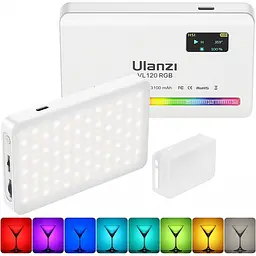 Відеосвітло Ulanzi Vijim Light UV-2587 VL120RGB White - мініатюра 4