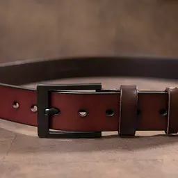 Чоловік шкіряний ремінь Vintage 115х3,5 см acs0016957 - мініатюра 7