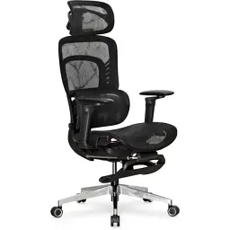Офисное кресло Mealux M10 Air Massage (с массажным эффектом) Black (HF-M10 M/BB)