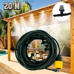 Система туманоутворення Patio Mistcooling Lit BD-10FT 20 м, для поливу та охолодження, під 1" і 3/8" - мініатюра 2