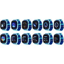 Дитячий водонепроникний смарт-годинник AmiGo GO005 4G WIFI Thermometer Blue [59322] - мініатюра 5