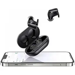Навушники бездротові Usams TWS Earbuds Bluetooth LX08 чорні - мініатюра 4