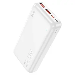 Універсальна мобільна батарея 20000 mAh, J101A "Astute", White, 22.5 Вт Hoco teh0027621