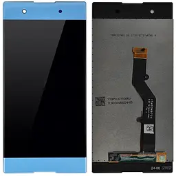 Дисплей Sony G3412 Xperia XA1 Plus Dual /G3416 синій, PRC, переклеєне скло
