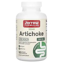 Артишок Artichoke 500 mg 180 рослинних капсул Jarrow Formulas vit0006561