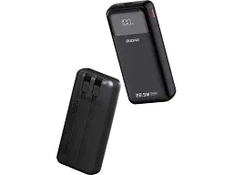 Зовнішній акумулятор (Power Bank) Dudao K15Pro 20000 mAh 22.5W Black (6977196682430) - мініатюра 2