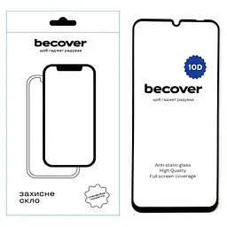 Скло захисне BeCover Xiaomi Redmi 12C 10D Black (711371)