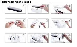 Фонтан для кота NPET WF020TP 3 л з додатковими насадками та фільтром, Прозорий - мініатюра 7