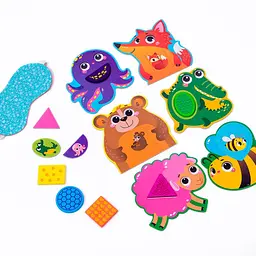 Дерев'яна мозаїка Vladi Toys Звірятка ZB2002-05 (укр) - мініатюра 2