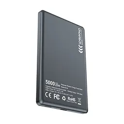 Повербанк 5000mAh Choetech B738 Black QC3.0 PD3.0 бездротова магнітна зарядка (43-00161) - мініатюра 4