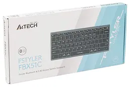 Клавіатура A4Tech Fstyler FBX51C Wireless Grey (FBX51C (Grey)) - мініатюра 7
