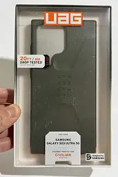 Оригінальний протиударний чохол UAG Civilian Samsung Galaxy S23 Ultra Olive (214136117272) - мініатюра 2