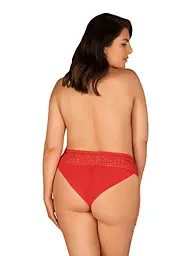 Трусики Obsessive Blossmina, 4XL/5XL (червоний) - мініатюра 3