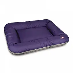 Лежак Pet Fashion Askold 4 для собак фіолетовий/сірий 80x60x13 см