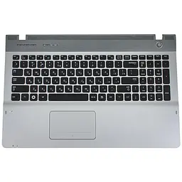 Клавіатура для ноутбука SAMSUNG (QX510 QX511 Keyboard+Touchpad+передня панель) rus чорний
