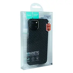 Чохол надтонка панель-накладка Hoco MagSafe Apple iPhone 14 Black - мініатюра 5