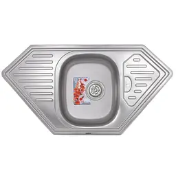 Кухонна мийка Haiba 95x50 satin HB0656, Нержавіюча сталь