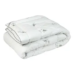 Ковдра Руно 140х205 зі штучного лебединого пуху "Silver Swan" зимова 321.52_Silver Swan
