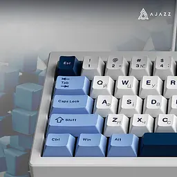 Клавіатура USB Ajazz AK650 Sea Salt switches Blue/White/Blue (AK650-SS-BWB) UA - мініатюра 7