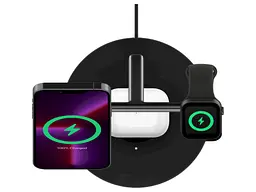 Бездротовий зарядний пристрій Belkin MagSafe 3in1 Wireless Charger black (WIZ017VFBK) - мініатюра 9