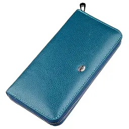 Жіночий клатч-візитниця ST Leather 18861 блакитний - мініатюра 5