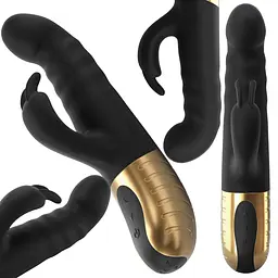 Вібратор кролик Dorcel G-Stormer 23.5х3.9 см чорний - мініатюра 7
