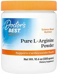 Аргінін амінокислота Doctors Best L-Arginine 300 г без смаку