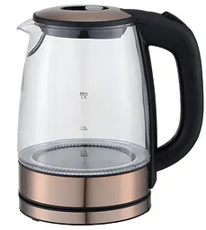 Електрочайник Castle CK-06G (скло, підсвічування)