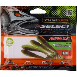 Силікон Select FatFish 2.4" #242 (6 шт/уп) - мініатюра 2