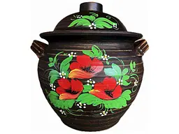 Супник СЛОВ'ЯНОЧКА 4л з ручками мак 45169