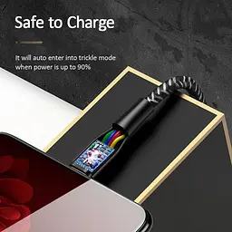 Кабель Usams MicroUSB U41 Braided 2A 1m [Black] [62242] - мініатюра 3