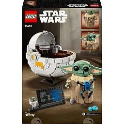 Конструктор LEGO Star Wars Ґроґу в повітряній колисці 1048 деталей (75403) - мініатюра 2